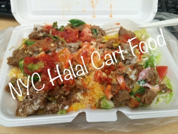 Halal Cart Lunch in New York City